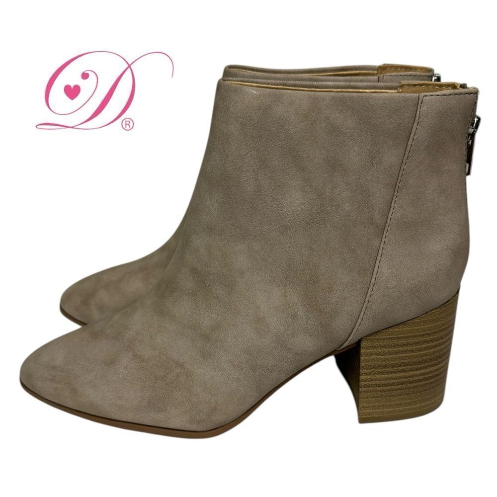 New Delicious Mars Women's Taupe Ankle Boots Booties 10